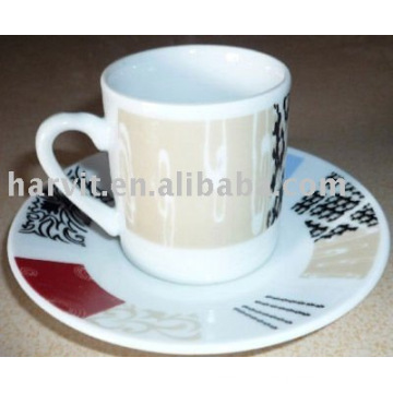 120CC керамическая оптовая чашка чая и блюдце